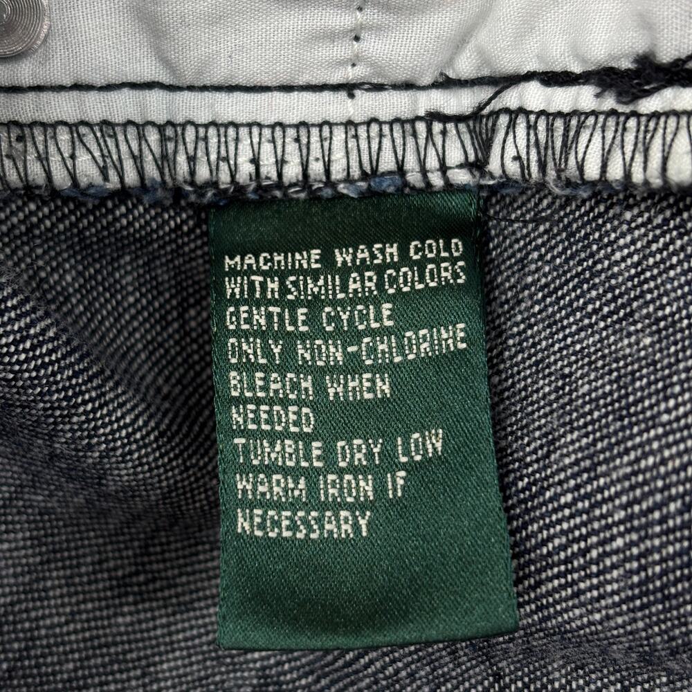 Ralph Lauren High Rise Jeans Size 22W Dark Wash 100% Cotton Straight Y2K - Picture 11 of 11